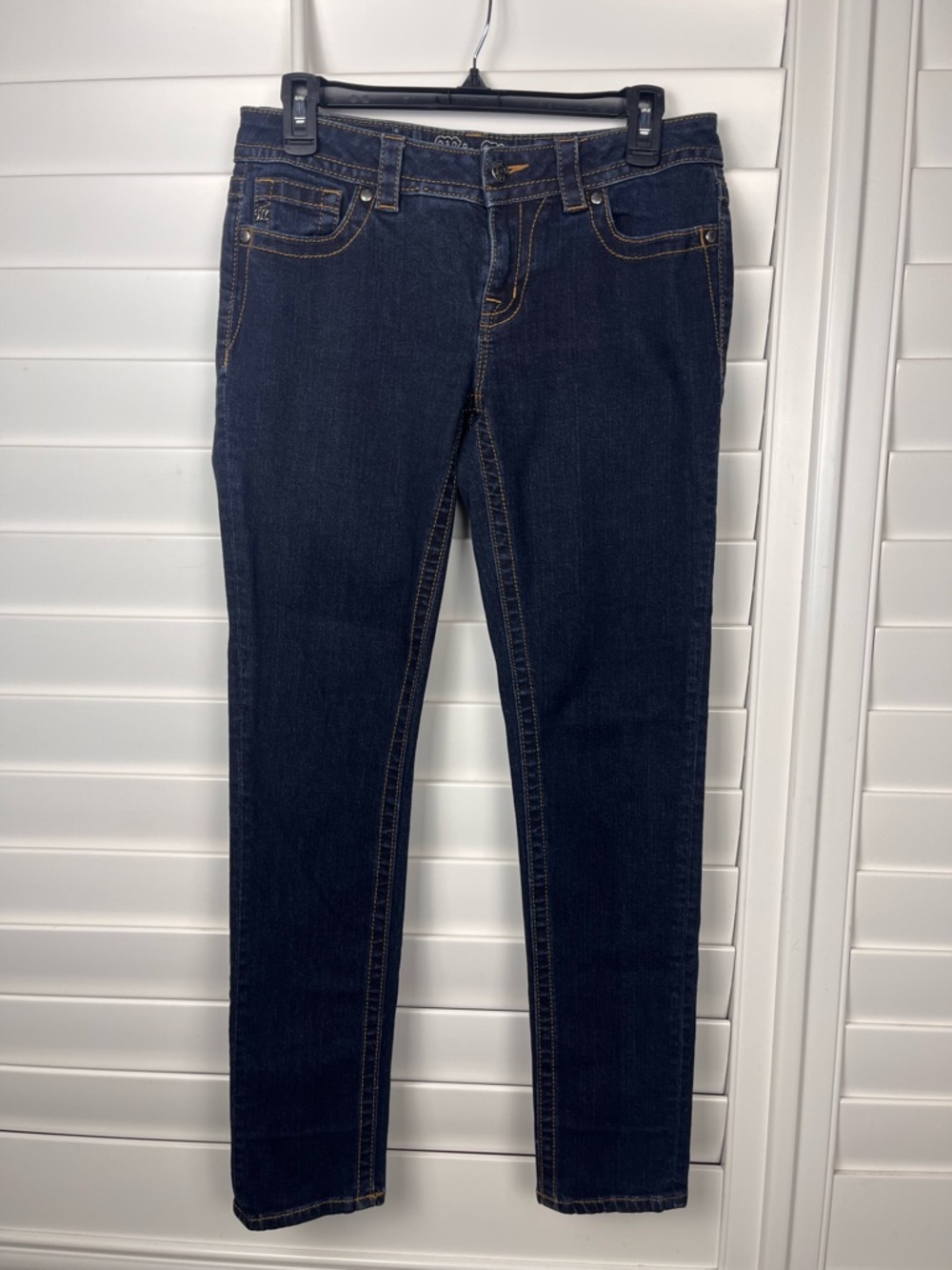 Miss Me Dark Indigo Skinny Jeans size 29 Y2K streetwear casual